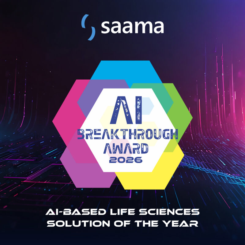 Saama Wins “AI-based Life Sciences Solution of the Year” Award in 2026 AI Breakthrough Awards Program
